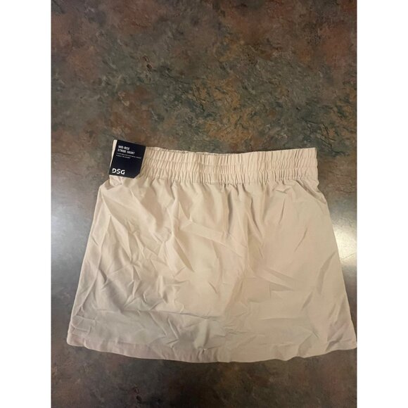 DSG Beige Mid-Rise Stride Skort‎ With Built-In Shorts Size S - Picture 2 of 9